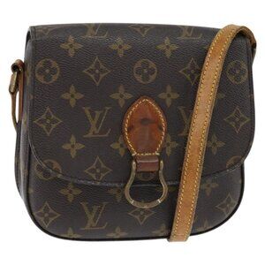 Authentic LOUIS VUITTON Monogram Saint Cloud MM Shoulder Bag M51243 LV